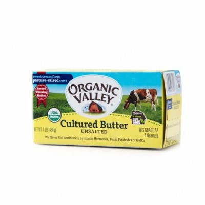 저스트오가닉Organic Valley_오가닉밸리[오가닉밸리] 유기농 컬처드 무염 버터 (454g)