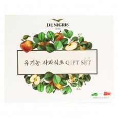 [드니그리스] 유기농 사과 식초 선물세트 (500mlx3병)